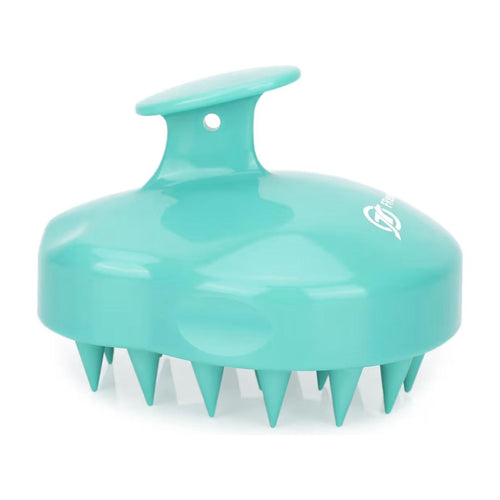 Massager Shampoo Brush with Soft Silicone Bristles for Scalp Care - Rose 4U Beauty 