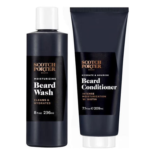 Scotch Porter Beard Wash and Beard Conditioner - Rose 4U Beauty 