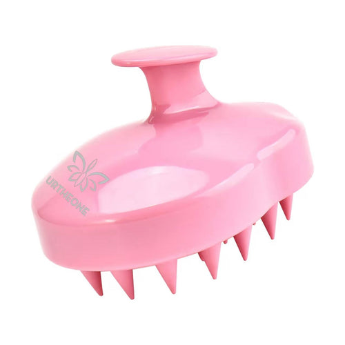 Soft Silicone Hair Scalp Massager Shampoo Brush - Rose 4U Beauty 