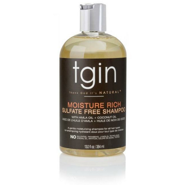 TGIN Moisture Rich Sulfate Free Shampoo w/ Amla Oil and Coconut Oil